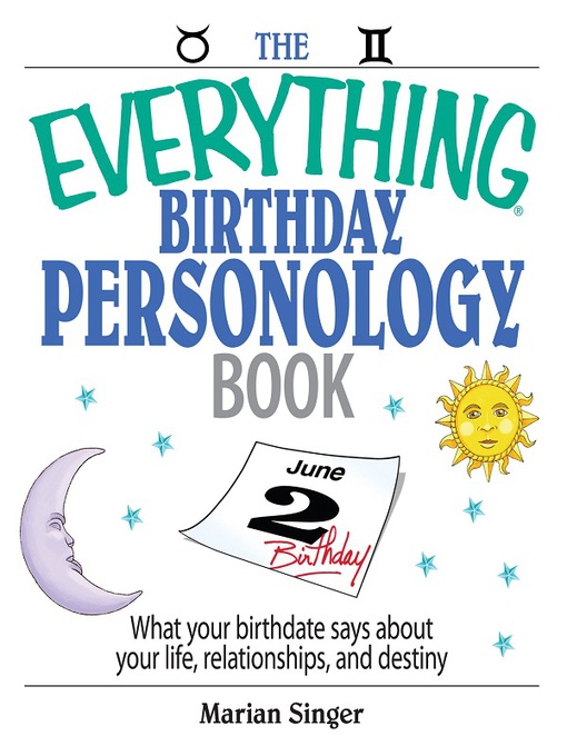 Title details for The Everything Birthday Personology Book by Marian Singer - Available